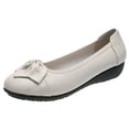 thumbnail image 1 of XIMIN Women's Flats Mesh Shoes Faux Suede Round Toe Ballet Dressy Non Slip Solid Color Comfortable Breathable Slip On Walking Casual Shoes Footwear (6.5, Gray), 1 of 5