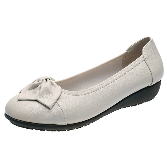 XIMIN Women's Flats Mesh Shoes Faux Suede Round Toe Ballet Dressy Non Slip Solid Color Comfortable Breathable Slip On Walking Casual Shoes Footwear (7.5, Gray)