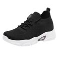 thumbnail image 1 of XIMIN Women's Mesh Sports Shoes - Lightweight Breathable Running Sneakers for Spring Summer Fall, Casual Walking Shoes (Black, 7.5), 1 of 6