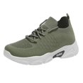 thumbnail image 1 of XIMIN Women's Mesh Sports Shoes - Lightweight Breathable Running Sneakers for Spring Summer Fall, Casual Walking Shoes (Blackish Green, 6.5), 1 of 6