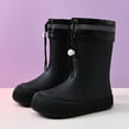 thumbnail image 1 of XIMIN Women's Mid Calf Rain Boots Muck Boots Rain Boots Lightweight Portable Garden Shoes Drawstring Boots Easy-on Outdoor Playing Rain Boot, 1 of 5