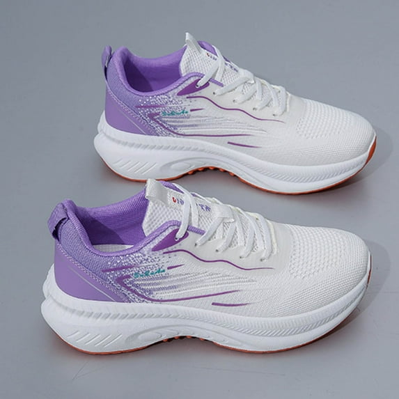 XIMIN Women's Tennis Walking Shoes Comfortable Running Walking Shoes Breathable Non-Slip Workout Gym Soften Wear Resistant Cross Training Athletic Sneakers