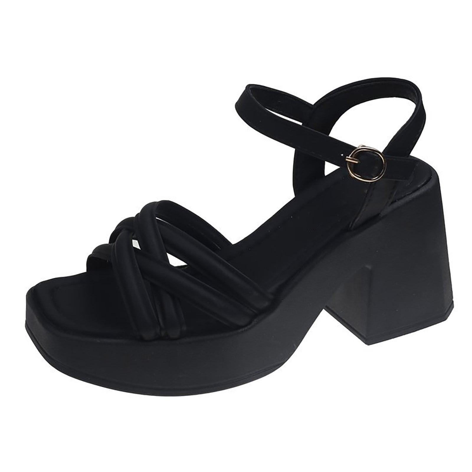Thick Heeled Sandals Women''s Wear High Heeled Thick
