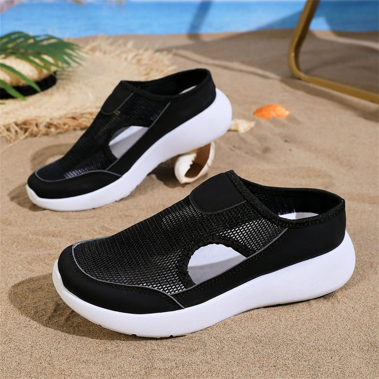 XIMIN Womens and Men's Slip On Mules Lightweight Open Back Shoes