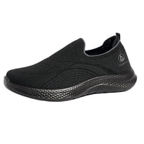 XIMIN Womens Slip On Increase Height Shoes Tennis Knitting Platform Orthopedic Sneakers Lightweight Comfortable Walking Casual Footwear for Gym Travel Nurse Work Shoes