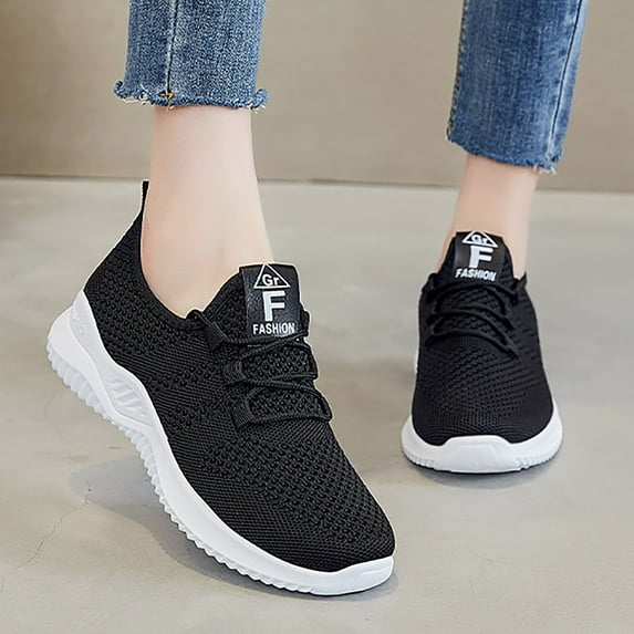 XIMIN Womens Slip On Shoes Ultra Lightweight Breathable Walking Shoes Non Slip Athletic Running Fashion Workout Gym Sneakers Mesh Casual Sports Orthopedic Shoes