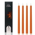 thumbnail image 1 of XINAOBAOLUO 11.8 inch Orange Christmas candles Sticks Unscented Taper Candles luxury Pack of 4, 1 of 7
