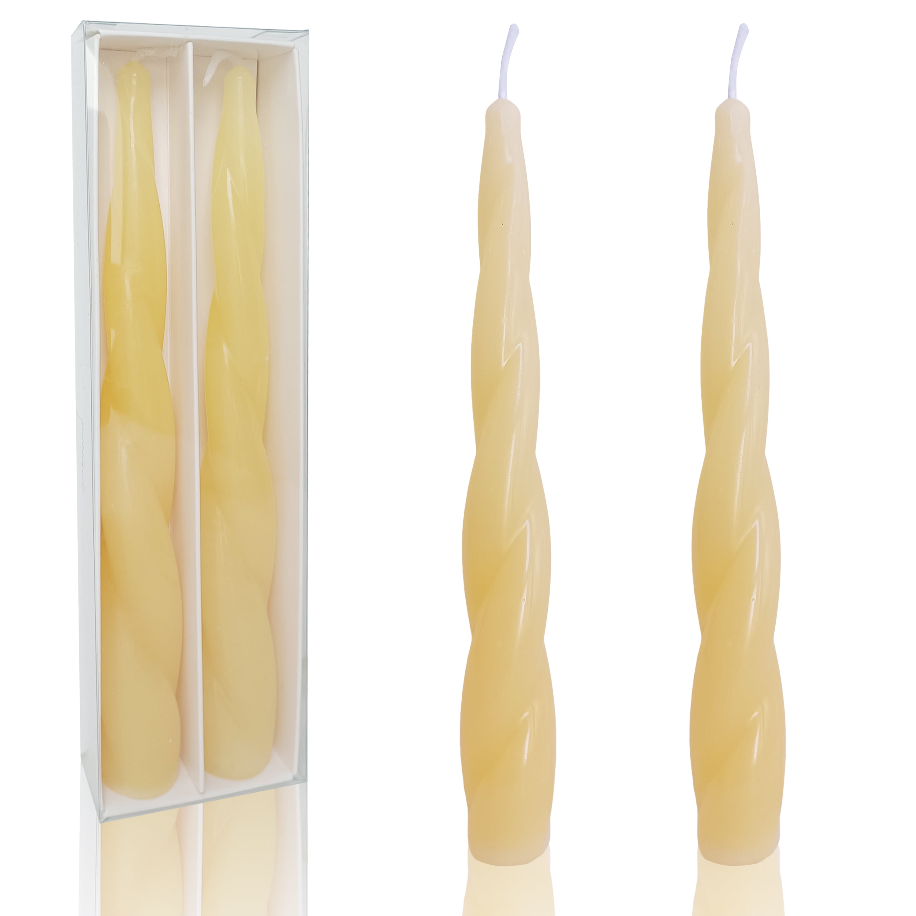 XINAOBAOLUO 7.4 inch beeswax scented Candles Dripless Taper Candles