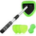 thumbnail image 1 of XINDELL Windshield Cleaner Tool – Car Interior Window Cleaning Kit with Extendable Handle & 4 Microfiber Pads, Auto Wiper Inside Windshield Brush for Car & Home Windows, 1 of 9