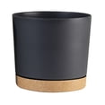 thumbnail image 1 of XINGAG 10 Inch Modern Simple Plant Pot With Drainage Holes And Matching Saucers,Lightweight Sturdy Flower Pot Container For Indoor Home Office Windowsill Balcony Outdoor Courtyard, 1 of 4