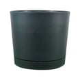 thumbnail image 1 of XINGAG 10 Inch Modern Simple Plant Pot With Drainage Holes And Matching Saucers,Lightweight Sturdy Flower Pot Container For Indoor Home Office Windowsill Balcony Outdoor Courtyard, 1 of 8