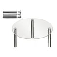 thumbnail image 1 of XINGAG 1Pcs Round Acrylic Cake Stand With Metal Support Legs,Clear Dessert Display Riser, Reusable Cupcake Pastry Serving Stand For Party Wedding Birthday Table Decor, 1 of 5