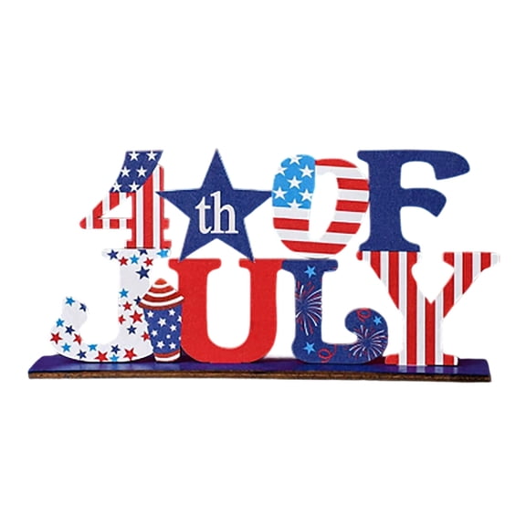 XINGAG 4th of July Patriotic Table Decorations, Memorial Day 250th Anniversary 1776-2026 Table Decor, Centerpiece Table Decorations for Home Office Tiered Tray Mantel 250th Anniversary
