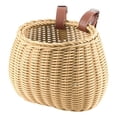 thumbnail image 1 of XINGAG Bike Basket, Front Bicycle Basket, Wicker Bike Front Basket, Rattan Woven Scooter Basket with Adjustable Straps for Adult Boys Girls Outdoor Riding, 1 of 7