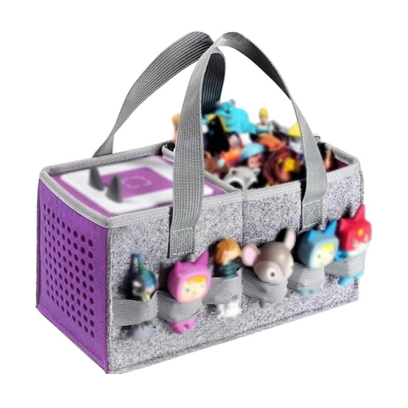 XINGAG Carrying Case for Toys Convenient Boxes Folding Storage Bag For Toy Travel Felt Bag Home Organizer Container