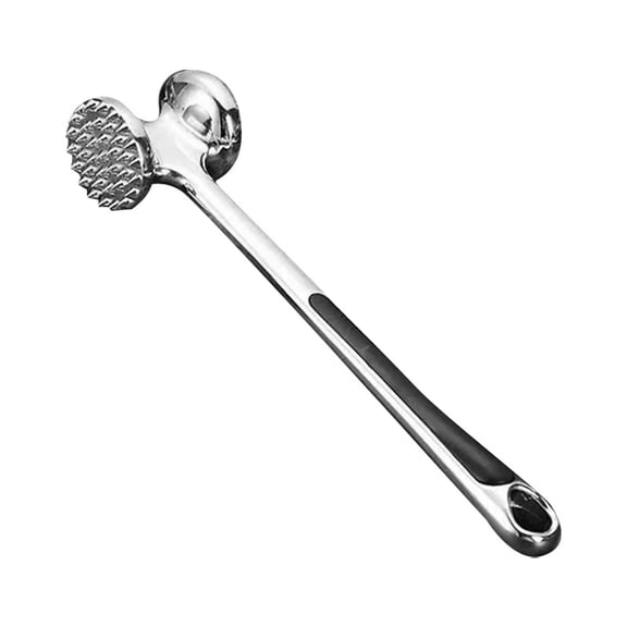 XINGAG Dual Sided Meat Tenderizer Hammer with Hanging Hole, Non- Soft Grip Handle, Heavy Duty Kitchen Mallet for Tenderizing Steak, Beef, Poultry, Nuts and Shellfish