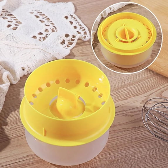XINGAG Egg White Separator Can Accommodate 6 Eggs Optimal Egg Yolk Separator Egg Separator Egg White And Egg Yolk Separator Egg White And Egg White Filter Bowl Kitchen Baking Tool