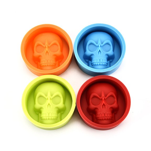 XINGAG Halloween 3D Skull Silicone Mold Chocolate Fondant Cake Making Baking Mould Kitchen Gadgets