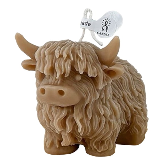XINGAG Highland Cow Candles, Farm Animal Scented Aromatherapy Candles, Handmade Farmhouse Decor Candle For Home & Cow Lover Gifts