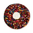 thumbnail image 1 of XINGAG Novelty Chocolate Sprinkle Donut Shaped Blanket, Funny Realistic Warm Food Throw Blanket, Soft Cozy Blanket for Sofa Bed, Unique Gift for Family Friends, 1 of 5