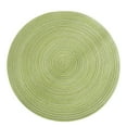 thumbnail image 1 of XINGAG Round Braided Placemat, Heat Resistant Table Mat, 14 Inch Place Mat for Indoor Outdoor Dining Use, 1 of 9