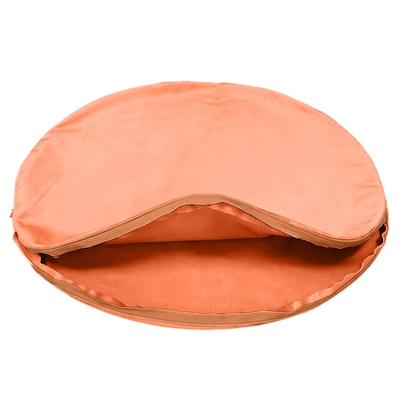 XINGAG Round Pillow Cover, Throw Pillow Cover, Velvet Circle Pillowcase, Invisible Zipper Decor Pillowcase Without Core for Sofa Bed Floor Home Decoration