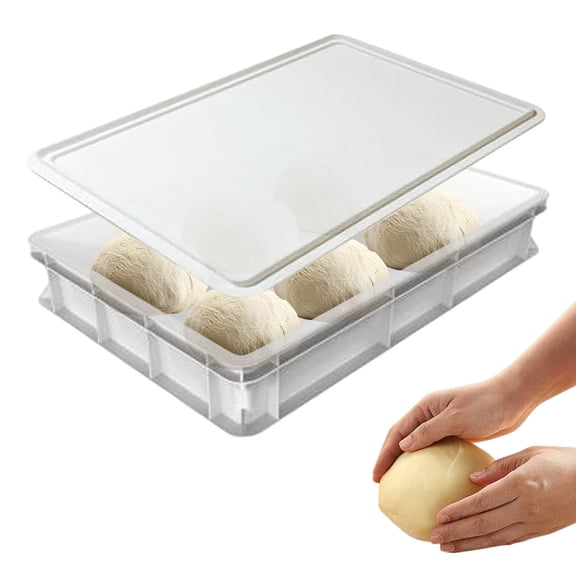 XINGAG Storage Boxes Dough Proofing Food Storage Container With Lid Airtight Kitchen Organizer For Fermenting Rising Baking And Meal Prep Home Organizer Container