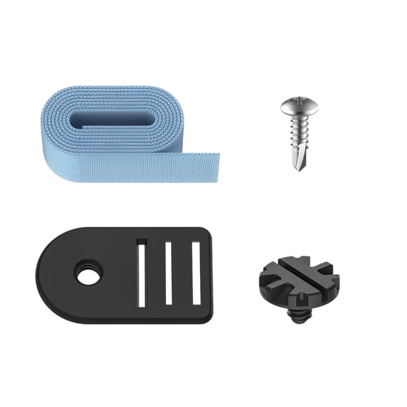 XINGAG Tube and Solar Cover Fastening Kit, Pool Solar Cover Reel Attachment Straps with Screws and Brackets, Replacement Kit for Inground and Aboveground Pool Roller