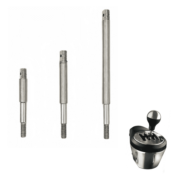 XINGBIRDS M9×1.25 Stainless Steel Gear Shifter Extension 75/95/140mm for Thrustmaster TH8A/TH8RS, Sim Racing Shifter Mod