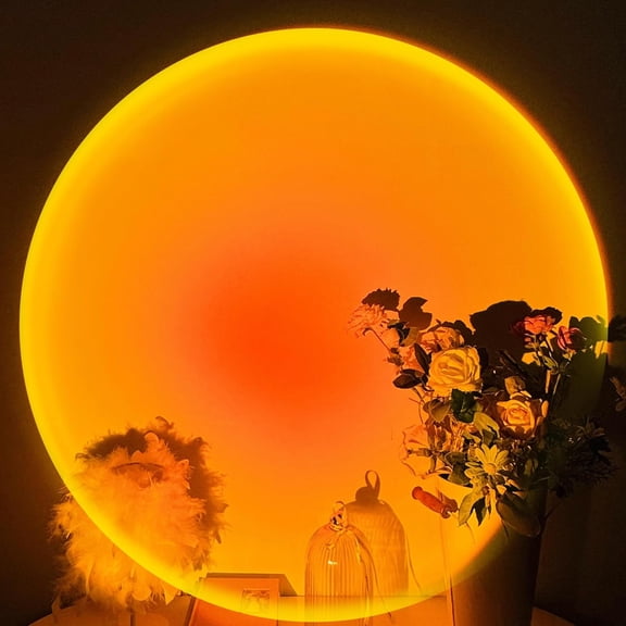 XINGTU Sunset Lamp Projector,180 Degree Rotation Sun Projection Light