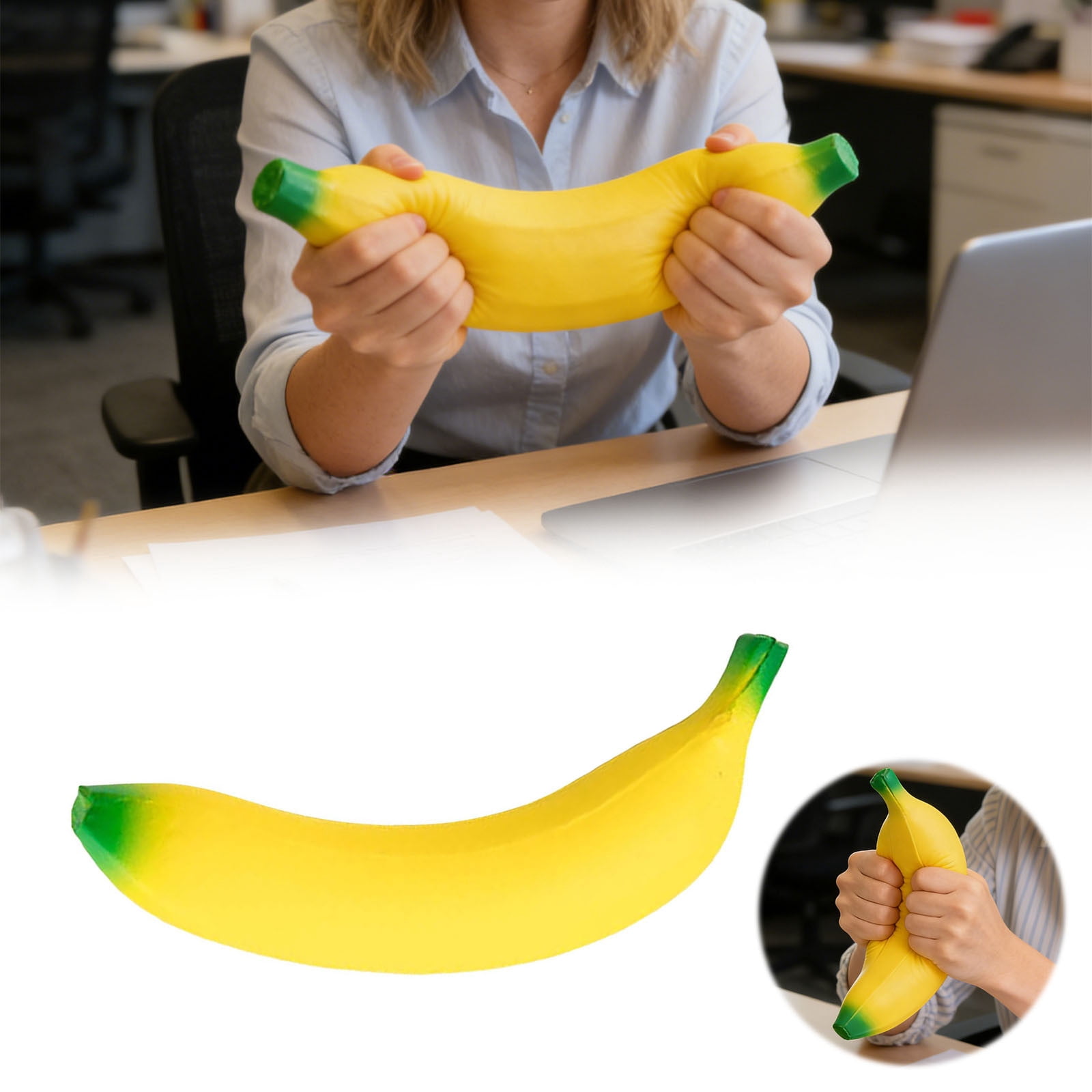XINGXIANG Banana Squishies Fidget Toys,2026 Giant 7in Banana Squishy ...