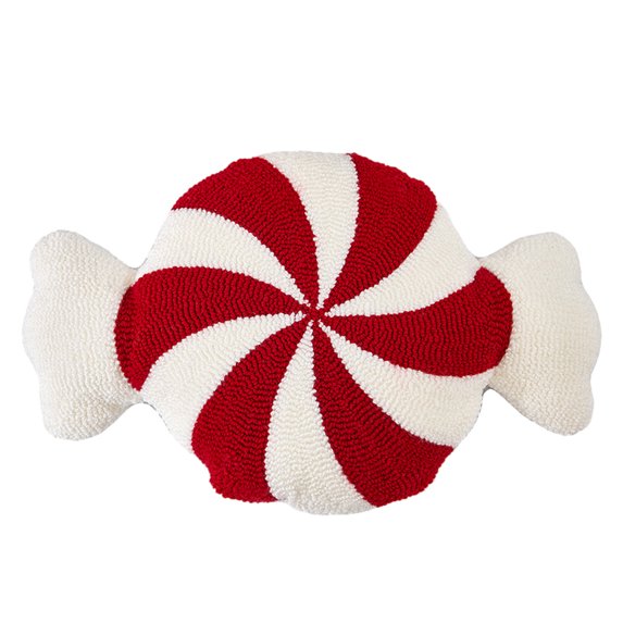 XINGXIANG Double Twist Candy Cane Pillow - Stuffed Novelty Shape Decorative Cushion Cover for Holiday Sofa Bedroom Decor,Christmas Gift Decorations