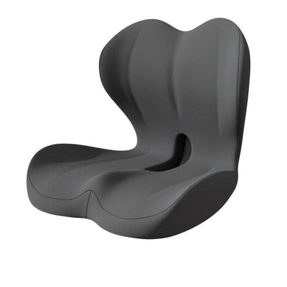XINGXIANG Ergonomic Office Chair Cushion - Posture Corrector for Desk Chairs,Memory Foam Lumbar Support Pillow for Back Pain Relie,Chair Back Cushion(Grey)