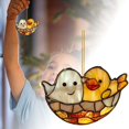 thumbnail image 1 of XINGXIANG Halloween Acrylic Pendants - 2D Flat Hanging Ornaments for Window Door Wall Party Decor, Indoor Outdoor Halloween Decorations, 1 of 4