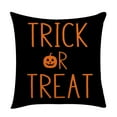 thumbnail image 1 of XINGXIANG Halloween Pumpkin Throw Pillows 45x45cm Indoor Outdoor Family Party Sofa Cushions Festive Decorative Pillows, 1 of 5