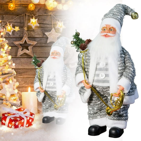 XINGXIANG Santa Doll - Festive Christmas Scene Setter for Tabletop Display Indoor Outdoor Decor,Christmas Decorations(40cm)