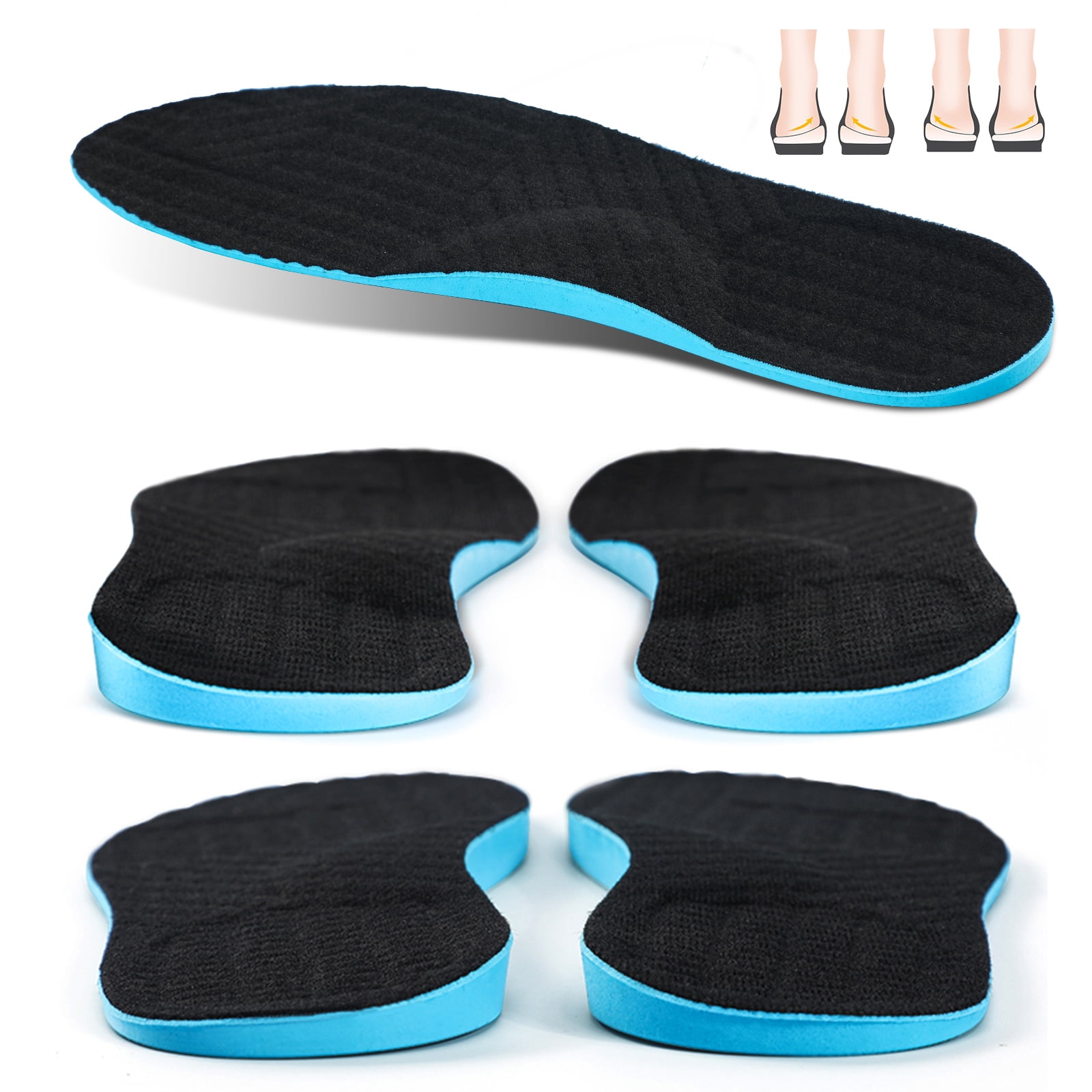 XINIFOOT Orthotic Insoles Posture Correcting Shoe Insole for Foot Alignment, Plantar Fasciitis