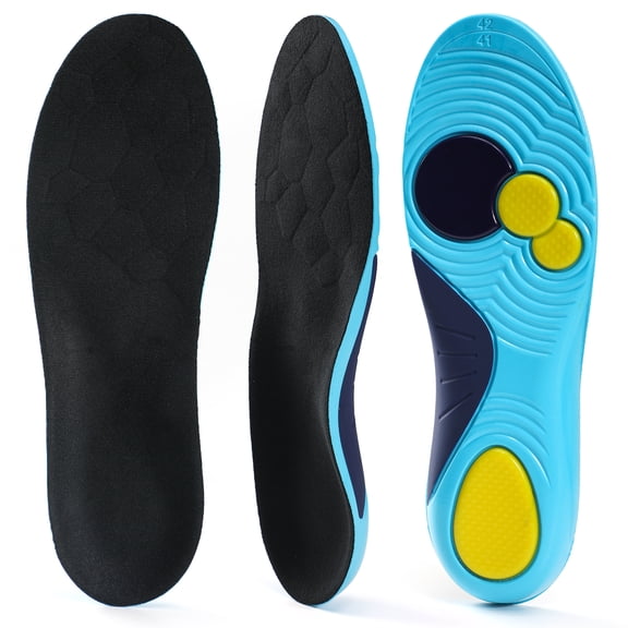 XINIFOOT Premium Arch Support Insole with Gel Pad - Shock Absorb Insoles Relief Plantar Fasciitis - Comfort Inserts Customizable Size for for Men and Women