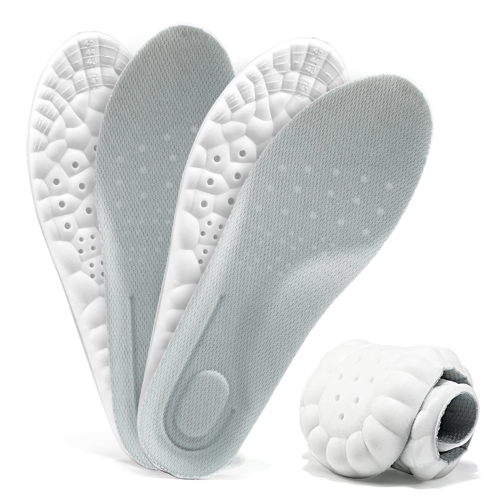 Easy Soft Insole XINIFOOT Shoe Soles Breathable Elastic Soft Running Insole for Long ...