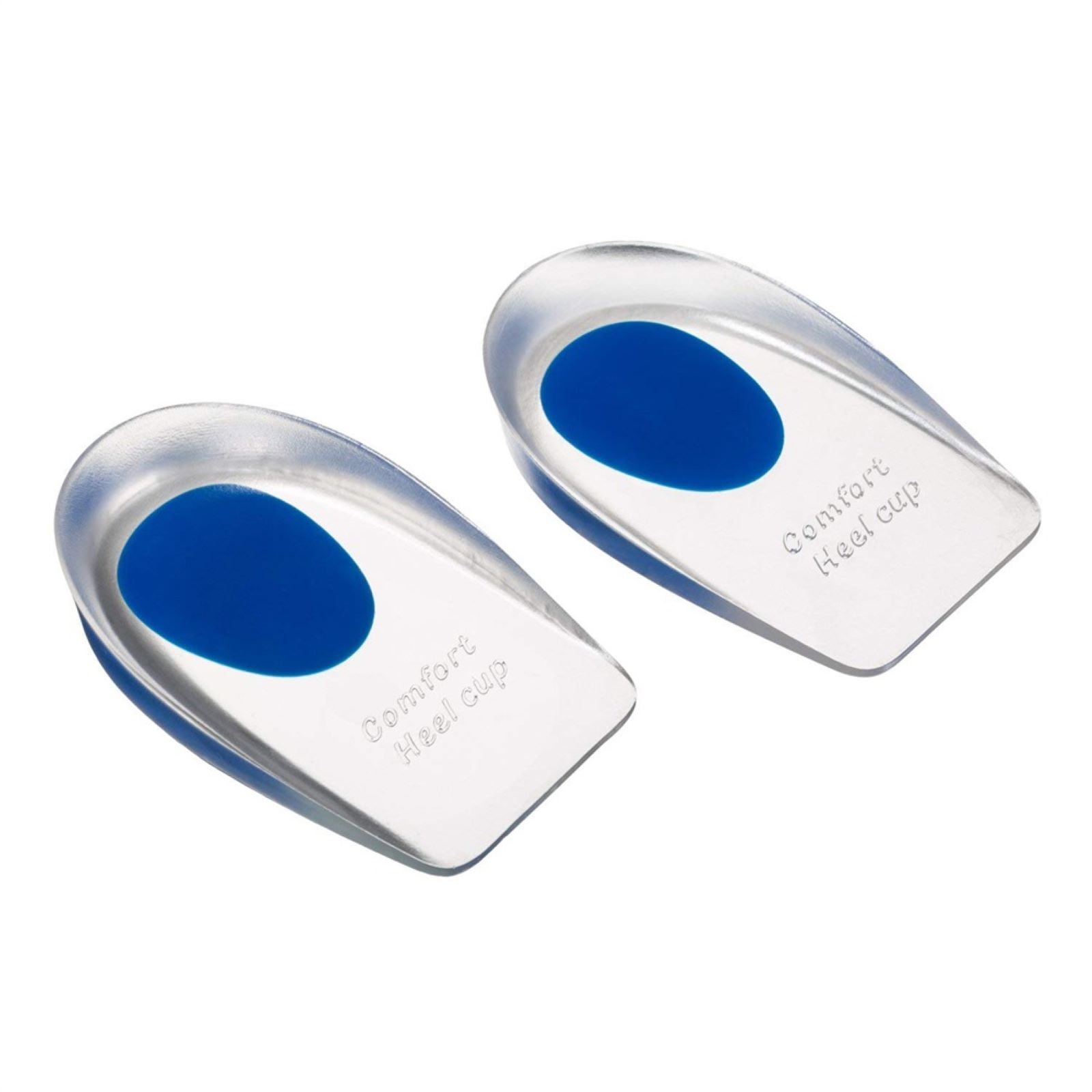 XINIFOOT Silicone Heel Cup Pads Gel Heel Cups Plantar Fasciitis Inserts ...