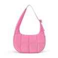 thumbnail image 1 of XINLANER Small Crescent Puffer Purse Shoulder Bag for Women Nylon Quilted Purses Bag Adjustable Shoulder Strap Puffy bag, 1 of 5