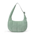 thumbnail image 1 of XINLANER Small Crescent Puffer Purse Shoulder Bag for Women Nylon Quilted Purses Bag Adjustable Shoulder Strap Puffy bag, 1 of 5