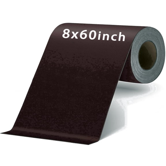 XINLTC Dark Brown Leather Repair Patch, Self‑Adhesive 8 x 60 Inch Cuttable Leather Repair Tape for Couches, Sofas, Car Seats and Home Furniture, 1 Pack