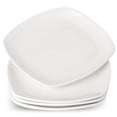 thumbnail image 1 of XINLTC 4 pack Ceramic Appetizer Plates, 7 inch White Square Dessert Plates for Snacks, Side Dishes, Casual Hosting, Dishwasher & Microwave Safe, 1 of 8