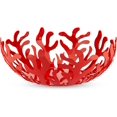 XINMEI Mediterraneo Fruit Holder, 111/2 diameter, Red