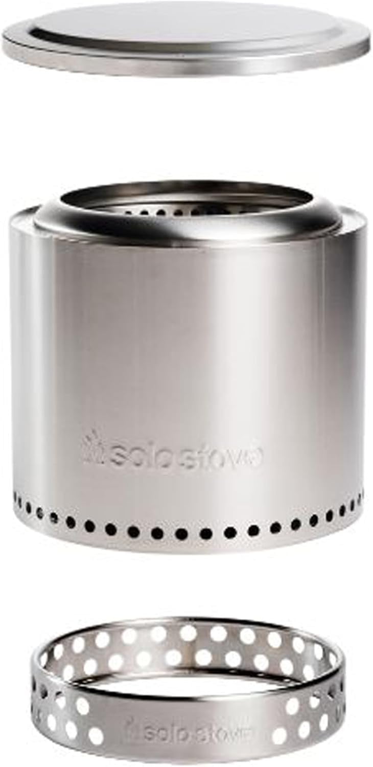 XINMEI Ranger Essential Bundle 2.0 Incl. Ranger Smokeless Fire Pit, Stand, Lid, Camping