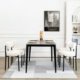 thumbnail image 1 of XINMICS White Dining Chairs Set of 4, Modern Dining Chairs for Kitchen Dining Room, 1 of 7