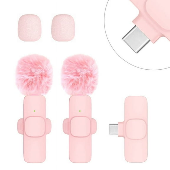 XINNIUT iPhone Android Wireless Lavalier Microphone - 2 Bluetooth Lapel Phone Mic for Video Recording Tiktok YouTube Podcast Interview