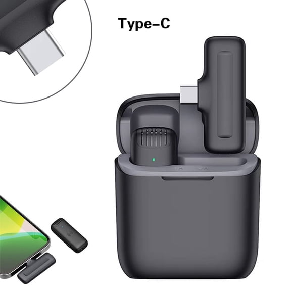 XINNIUT iPhone Android Wireless Lavalier Microphone -Bluetooth Lapel Phone Mic for Video Recording Tiktok YouTube Podcast Interview