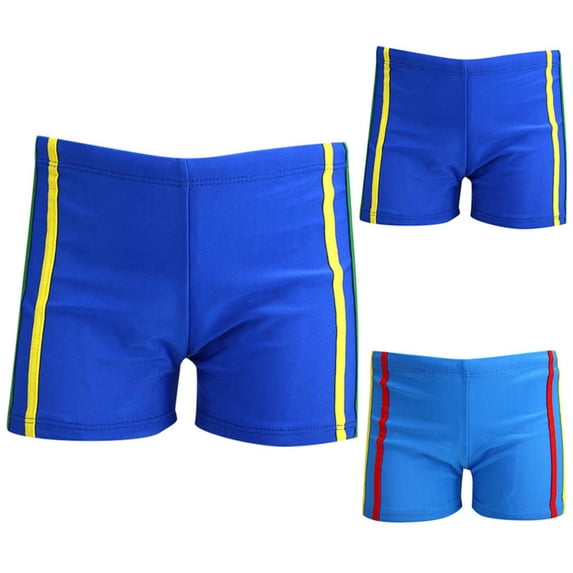 XINPING Boys Swim Jammers Toddler Kids Quick Dry Cartoon Dinosaur White Swimming Shorts UPF 50+ Bathing Suit For 3-7Years